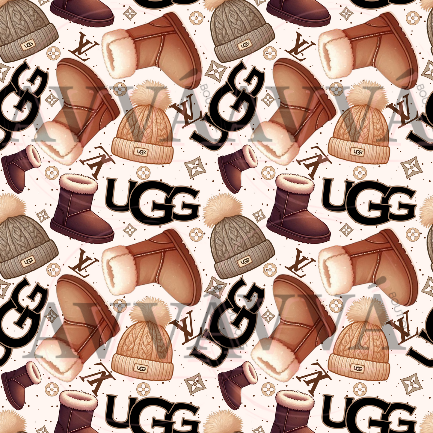 696- EXCLUSIVE - Bougee Fall Ugg - Vinyl + Wrap + Decal