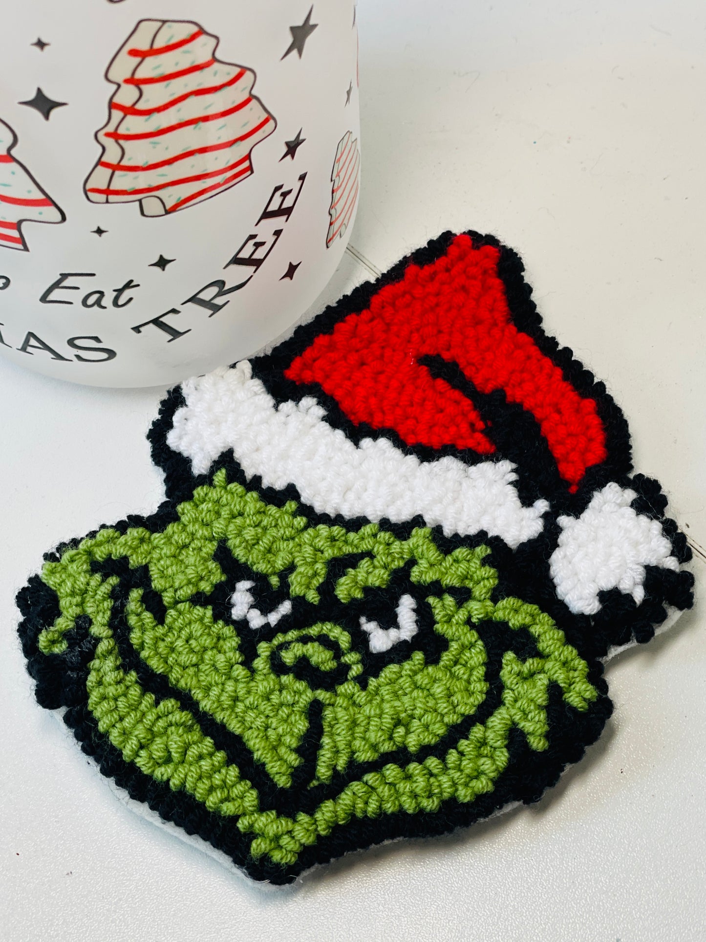 Christmas Mug Rug Coasters