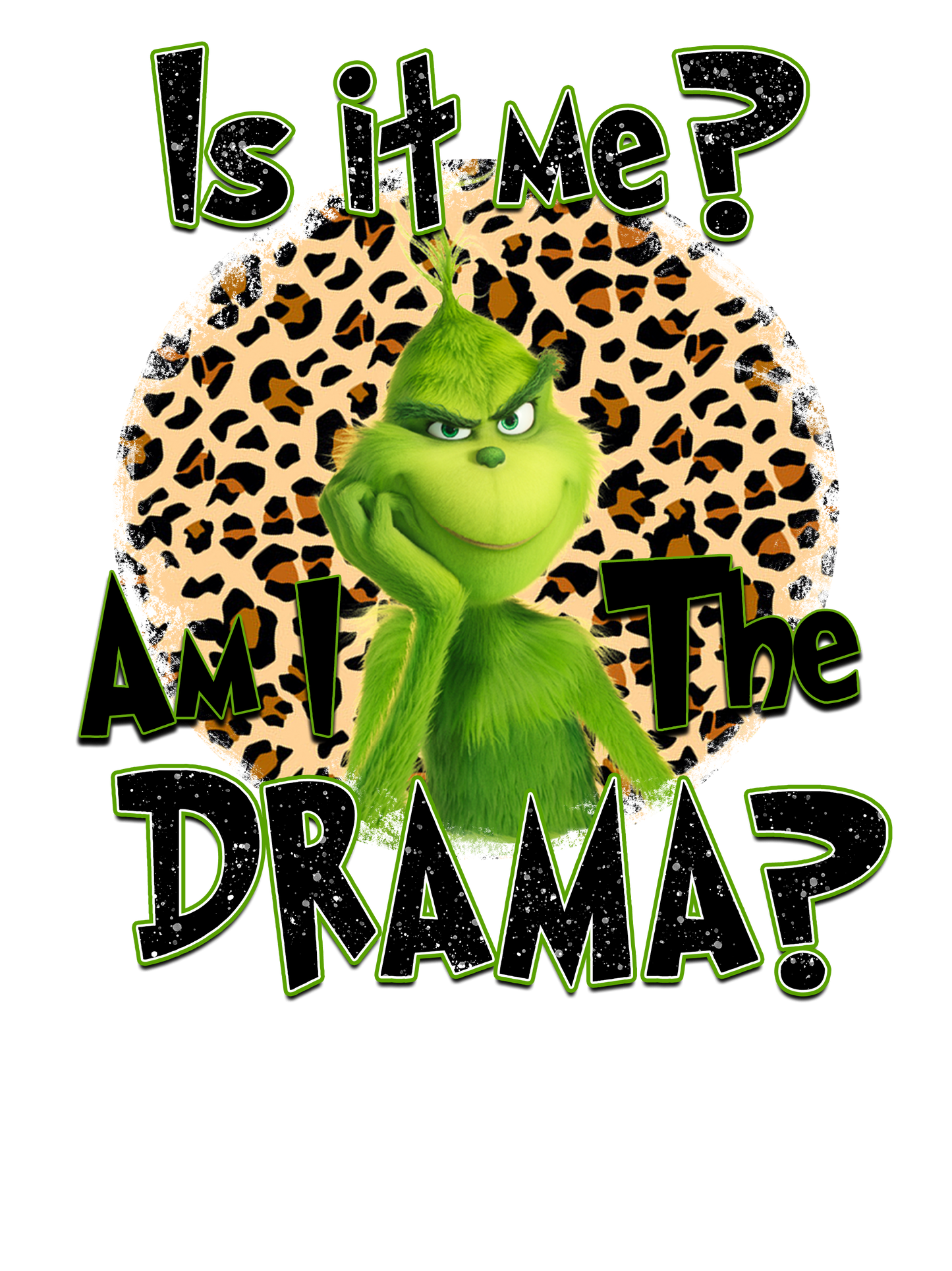 355 - Am I the Drama UV DTF Decal