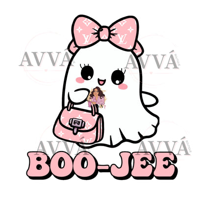 Boo-Jee Pink Ghosty Vinyl + Decal