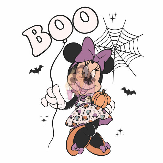 39 - Cute Mouse Boo UV DTF Decal