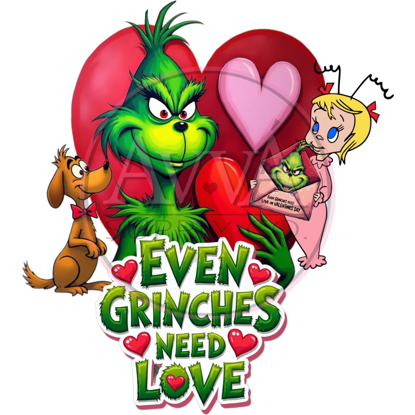 751 - Even Green Guys Need Love -  Decal