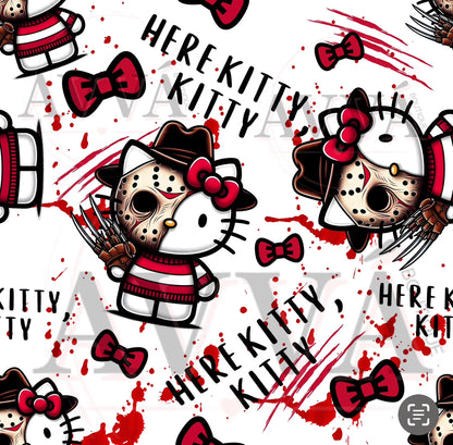 695 - EXCLUSIVE - Here Kitty Kitty Freddy K. - Decal