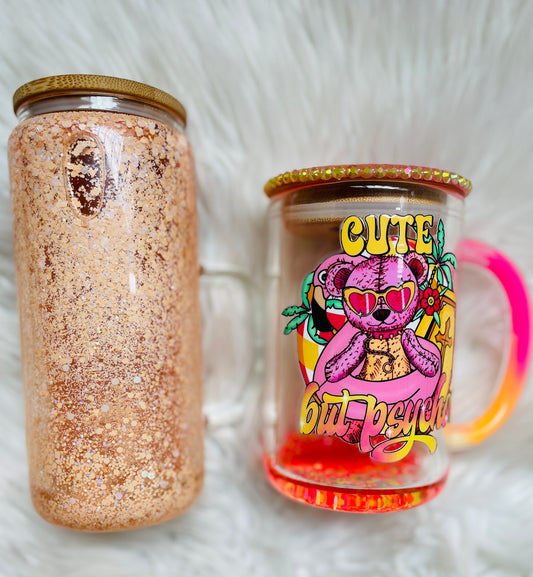 15oz Slim Snowglobe Mug Blank (as shown in photo to the left)