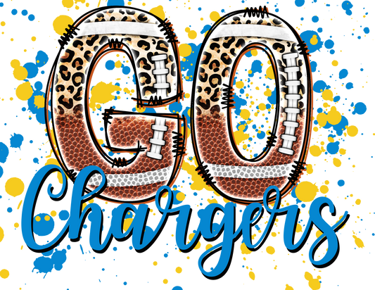 311 - Go Chargers UV DTF Decal