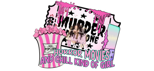 251 - Horror Movies and Chill UV DTF Decal