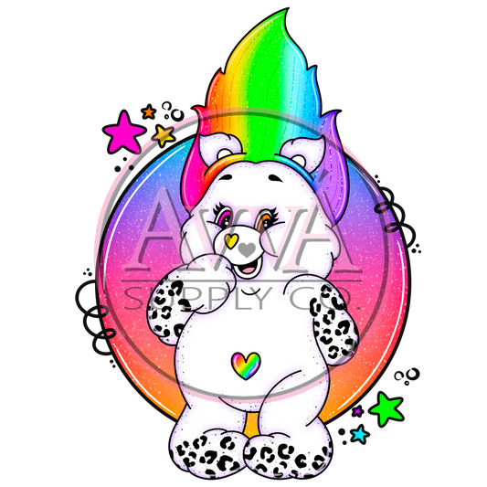 771 - Rainbow Bears -  Decal