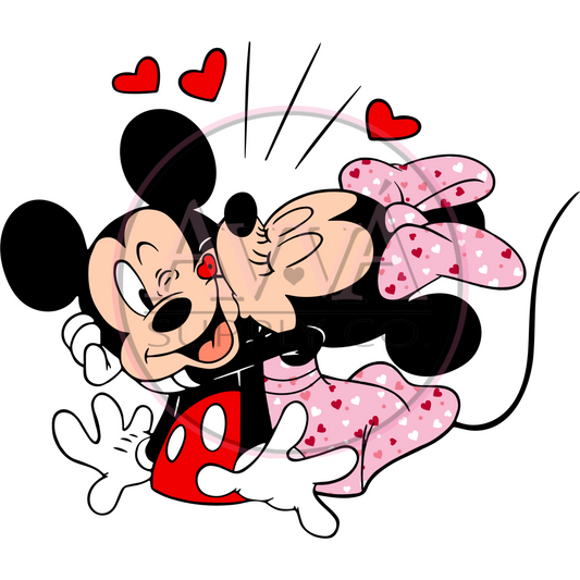 771 - XOXO Mouse Valentine -  Decal