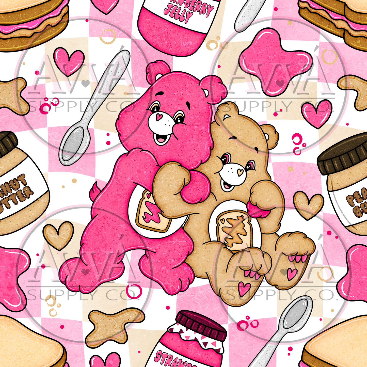 770 - PB&J Bears - Wrap