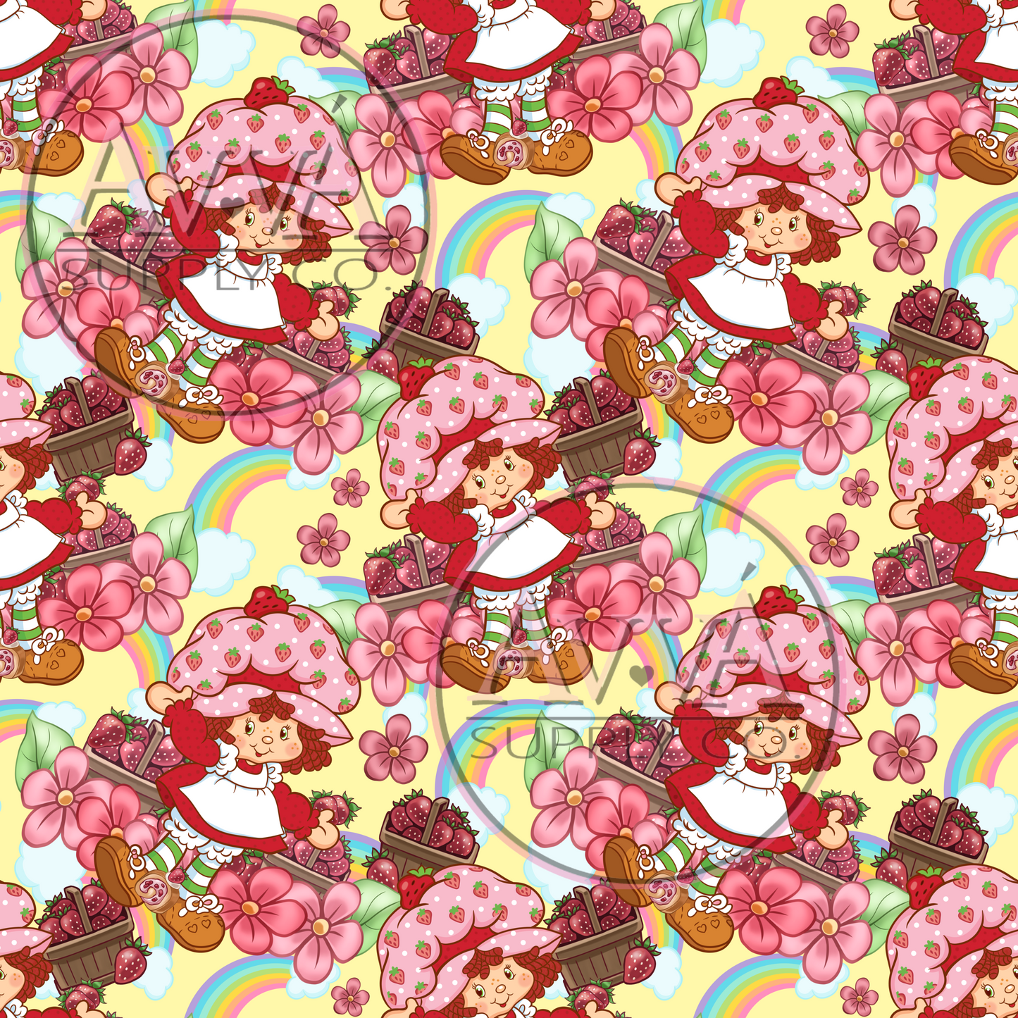 783 - Strawberry Shortcake N’ Rainbows - Vinyl + Wrap + Decal