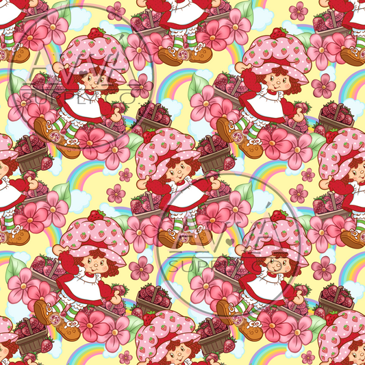 783 - Strawberry Shortcake N’ Rainbows - Vinyl + Wrap + Decal