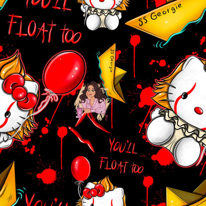 You'll Float Kitty - Vinyl + Decal