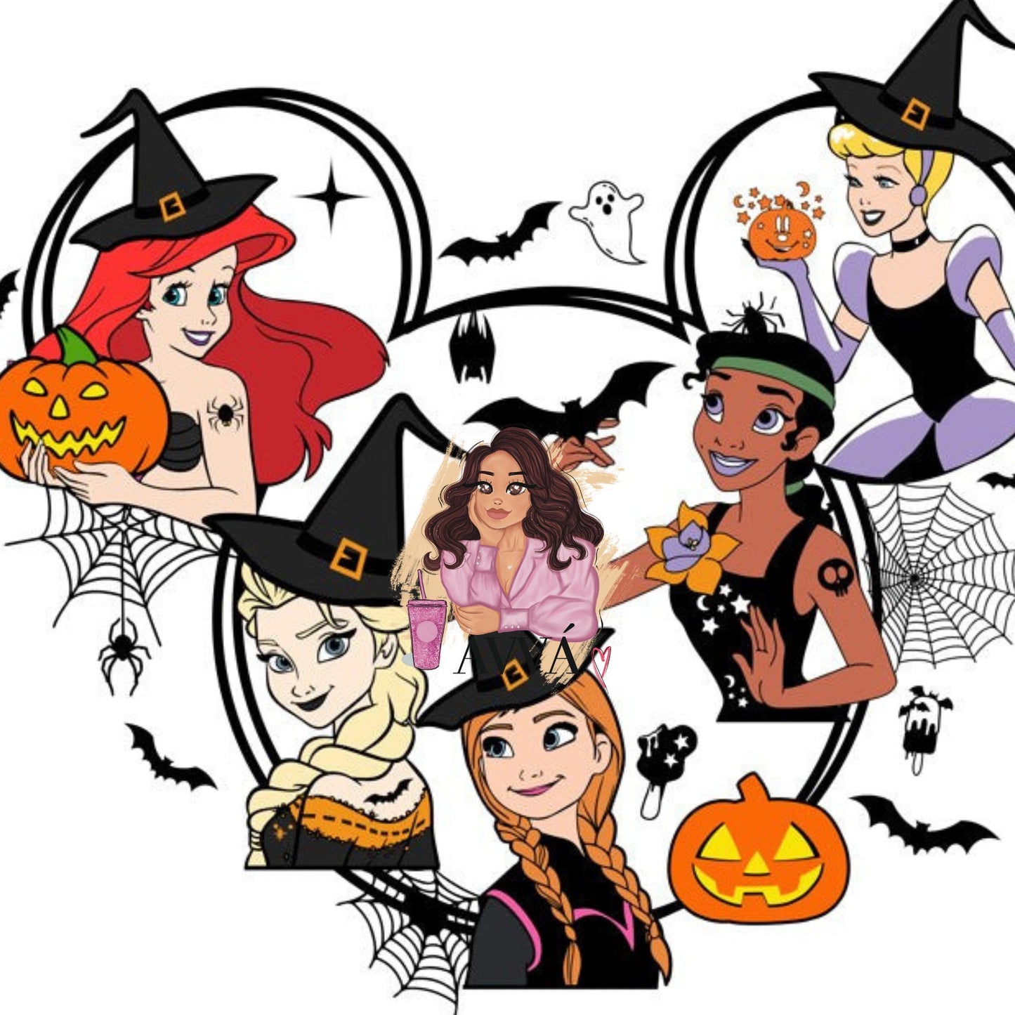 Halloween Princesses - Vinyl + Decal