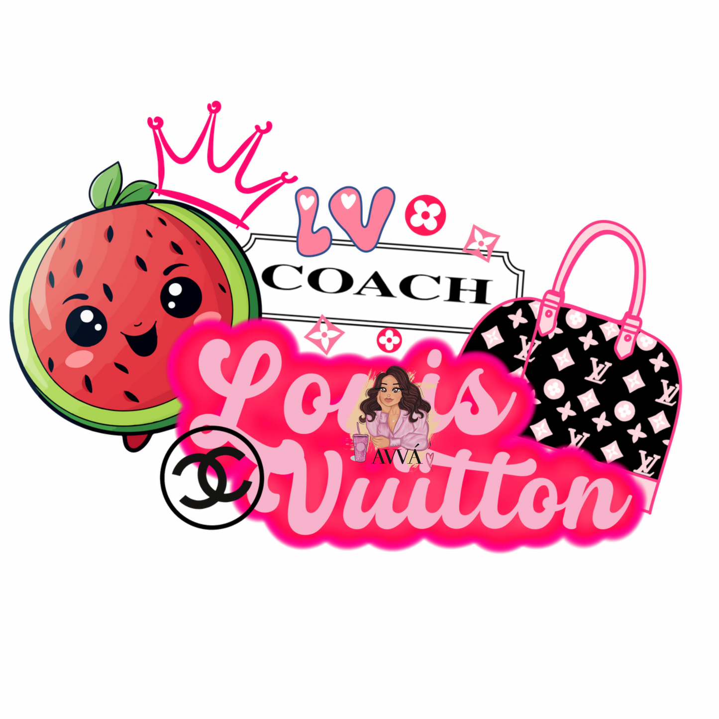 EXCLUSIVE Bougie LV Watermelon- Vinyl + Decal