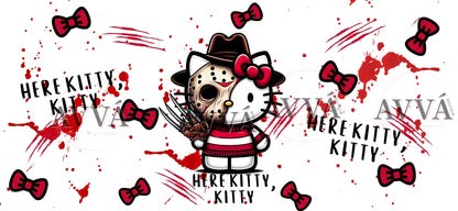 695 - EXCLUSIVE - Here Kitty Kitty Freddy K. - Decal