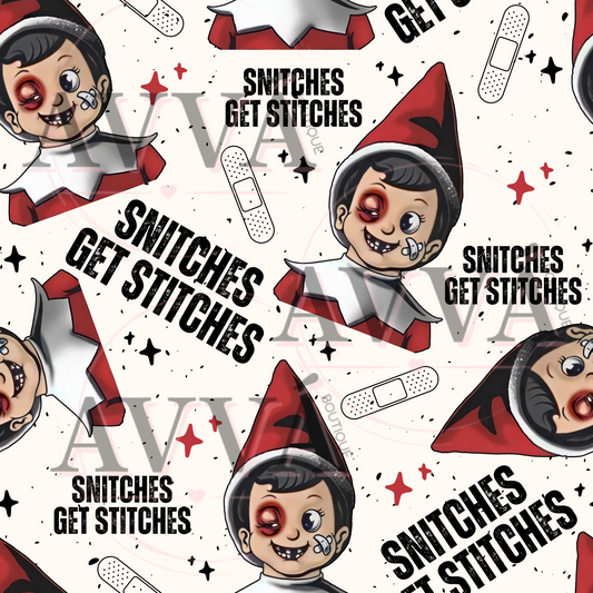 704 - EXCLUSIVE - Snitches Get Stitches - Vinyl + Wrap + Decal