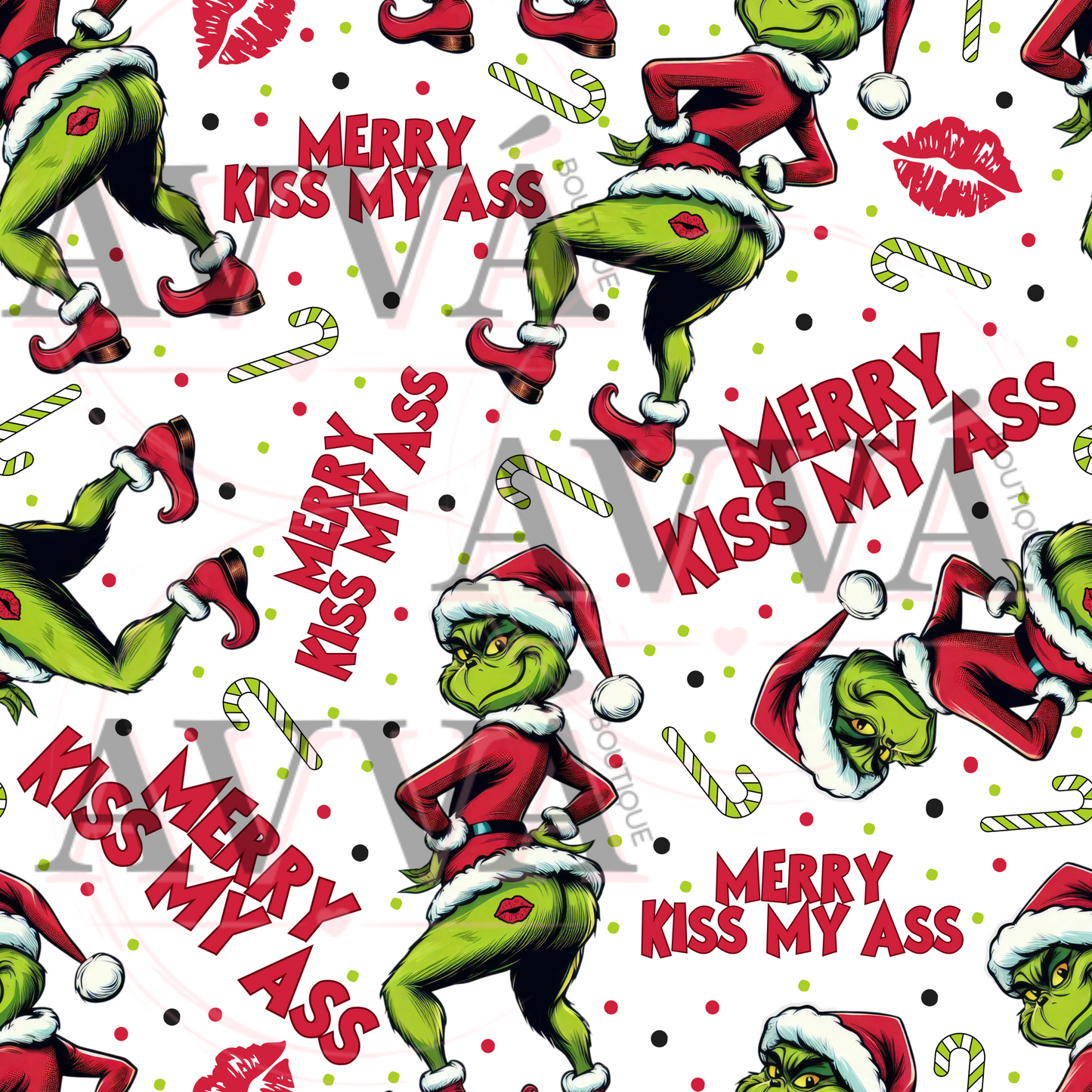 707 - EXCLUSIVE - Merry Kiss My A$$ - Vinyl + Wrap + Decal