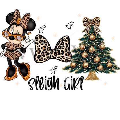 718 - Sleigh Girl (EXCLUSIVE) -  Decal