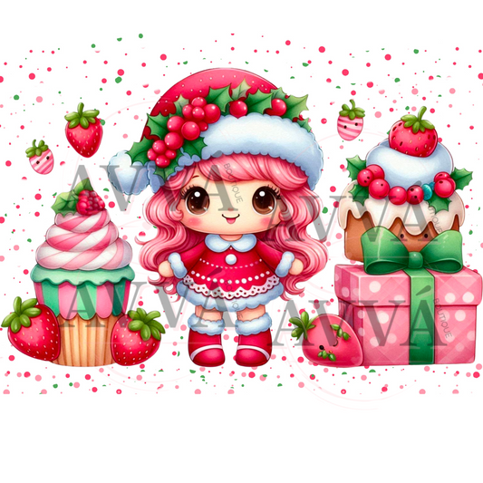 720 - Christmas Shortcake (EXCLUSIVE) -  Decal