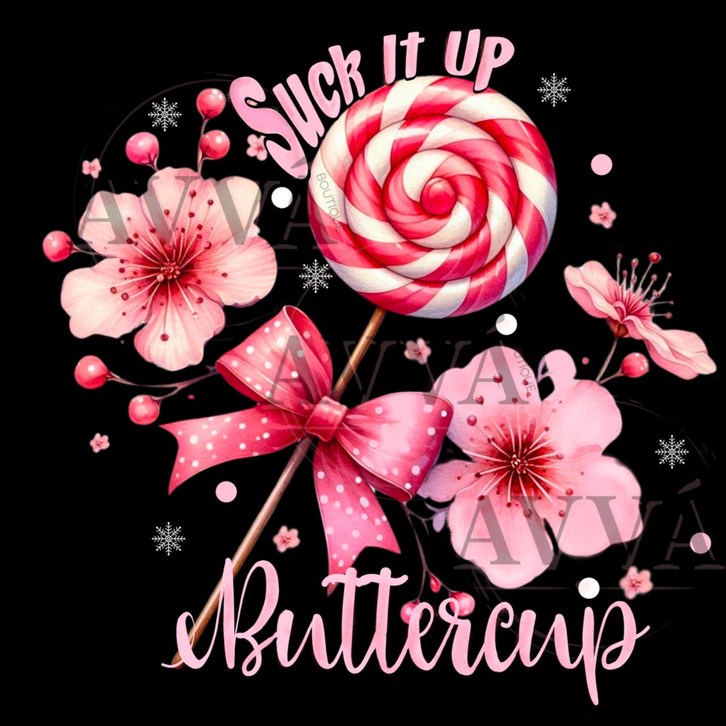 717 -  Christmas Suck It Up Buttercup (EXCLUSIVE) -  Decal