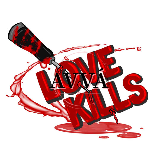 564 - Love Kills Decal