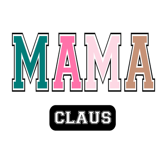 482 - Mama Claus UV DTF Decal