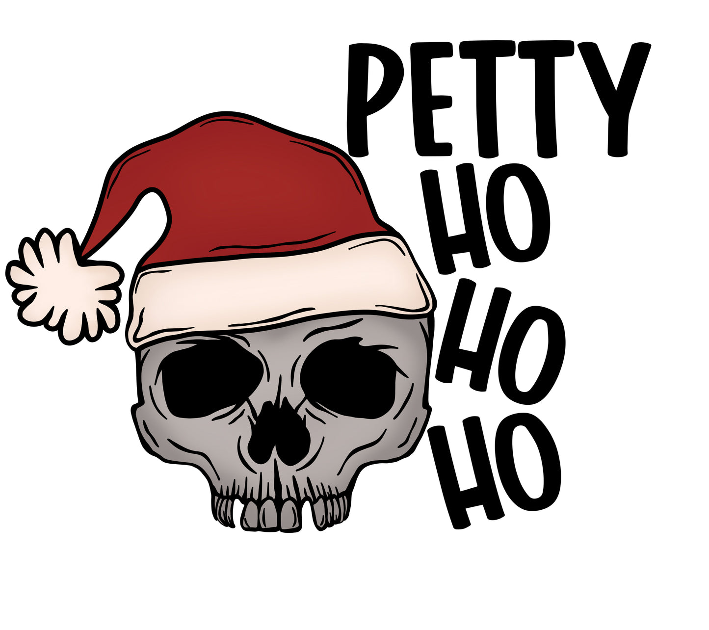 487 - Petty HoHoHo UV DTF Decal