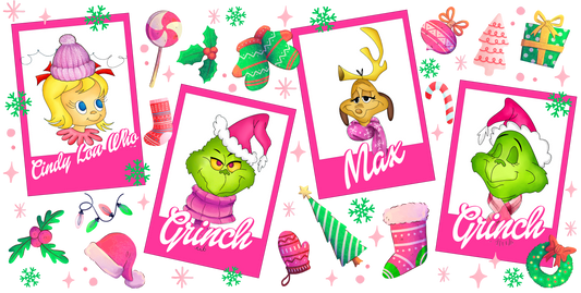 319 - Pink Christmas Cards