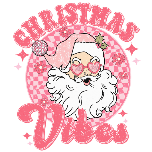 527 - Santa Vibes UV DTF Decal