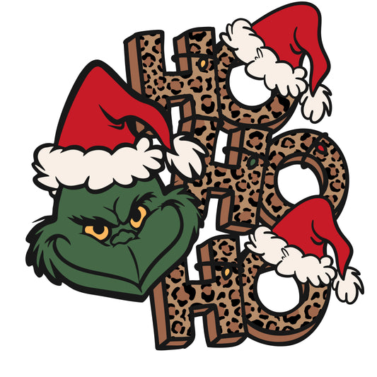 345 - Santa G HoHoHo UV DTF Decal