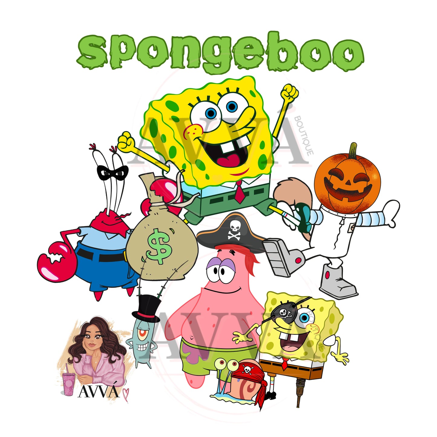 SpongeBoo - Vinyl + Decal