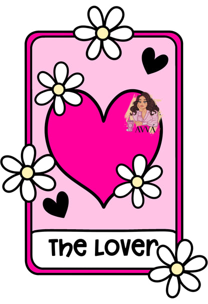 628 - Valentine Tarot Cards Decal