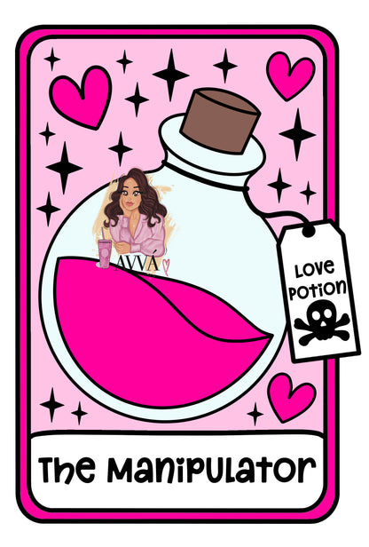 628 - Valentine Tarot Cards Decal