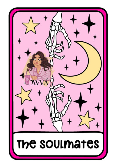 628 - Valentine Tarot Cards Decal