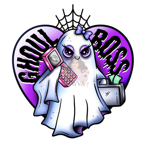 289 - Ghoul Boss UV DTF Decal