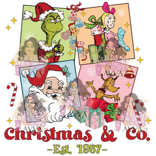 484 - Christmas and Co. UV DTF Decal