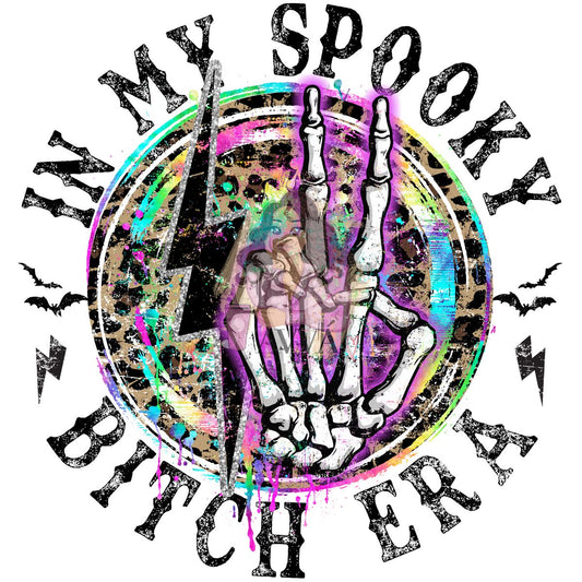 287 - Spooky B Era UV DTF Decal