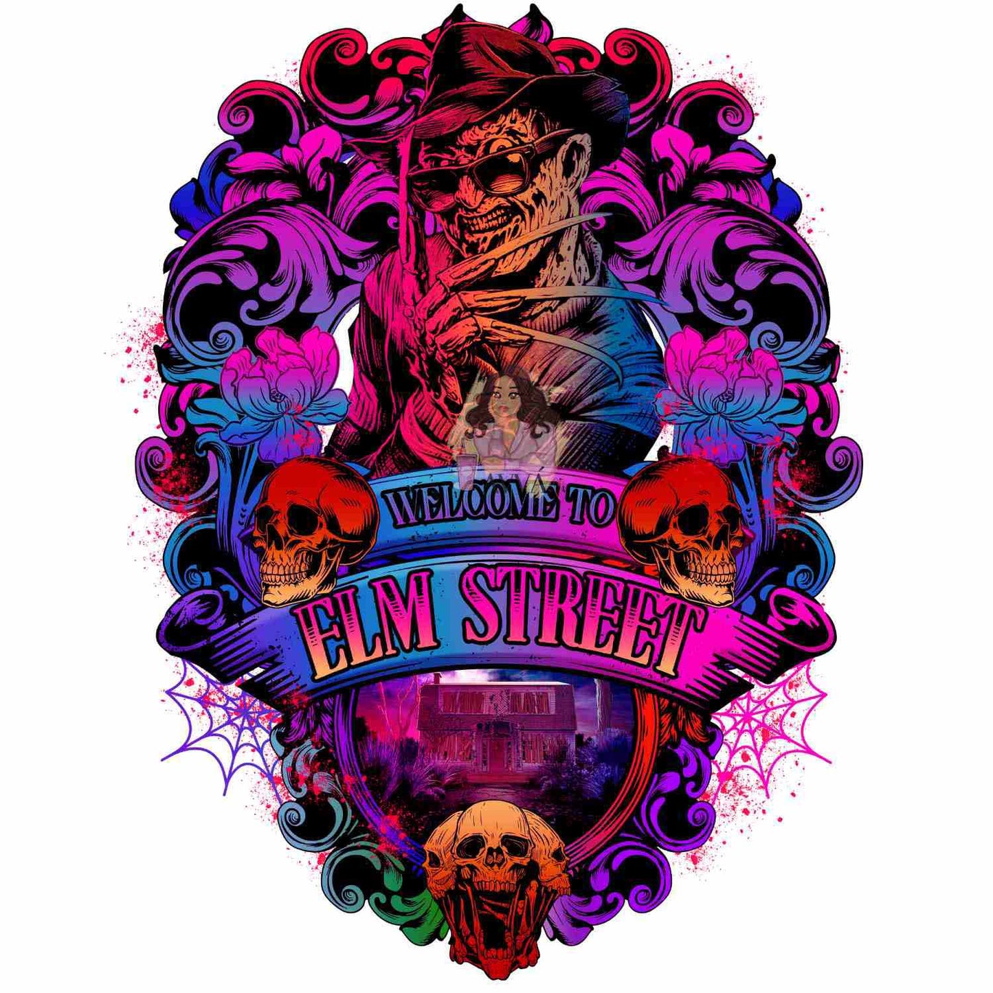 218 - Welcome to Elm St. Decal UV DTF