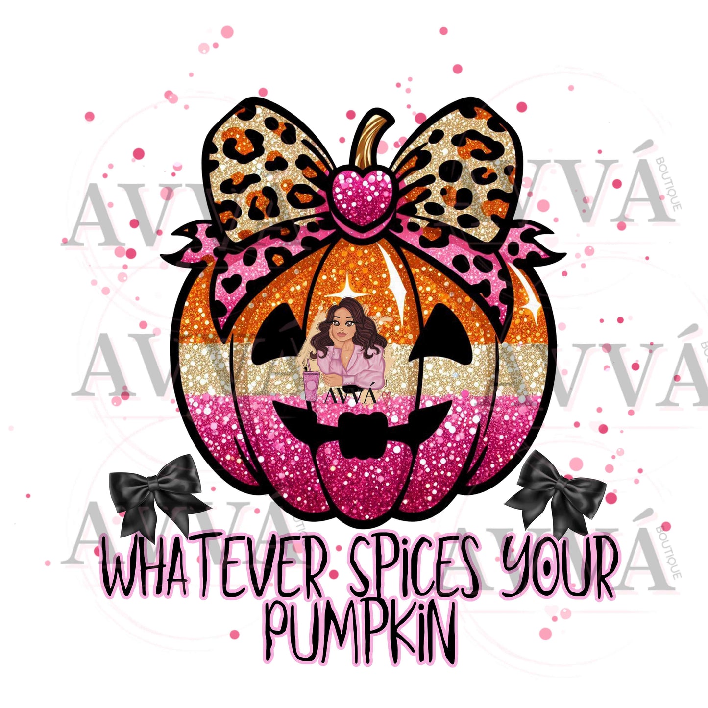 691 - EXCLUSIVE - Whatever Spices Your Pumpkin - Decal