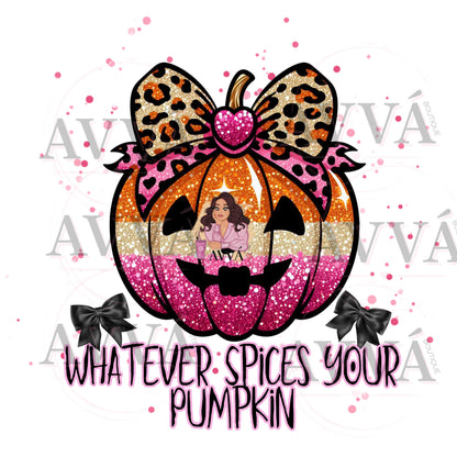 691 - EXCLUSIVE - Whatever Spices Your Pumpkin - Decal