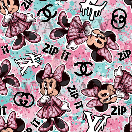 EXCLUSIVE - Zip It. Bougee Mouse  - Vinyl + Decal + Wrap