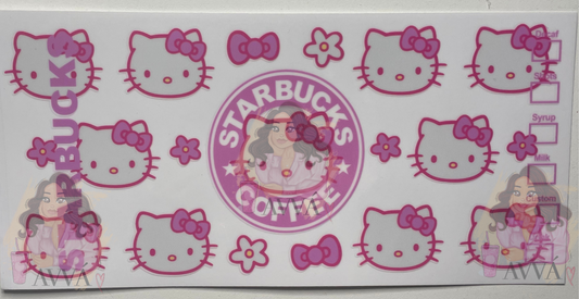 80 - hk Starbies Pink UV DTF