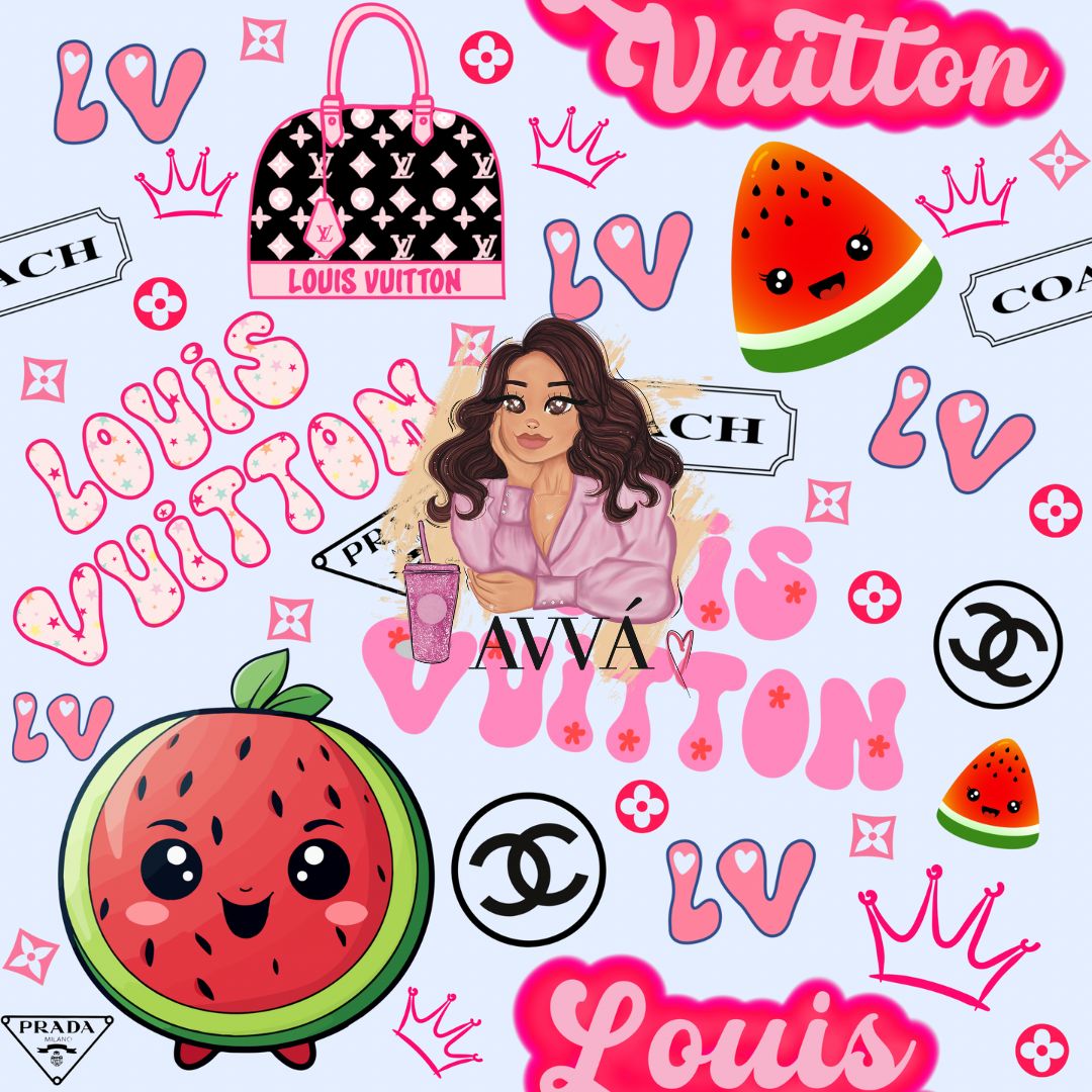 EXCLUSIVE Bougie LV Watermelon- Vinyl + Decal