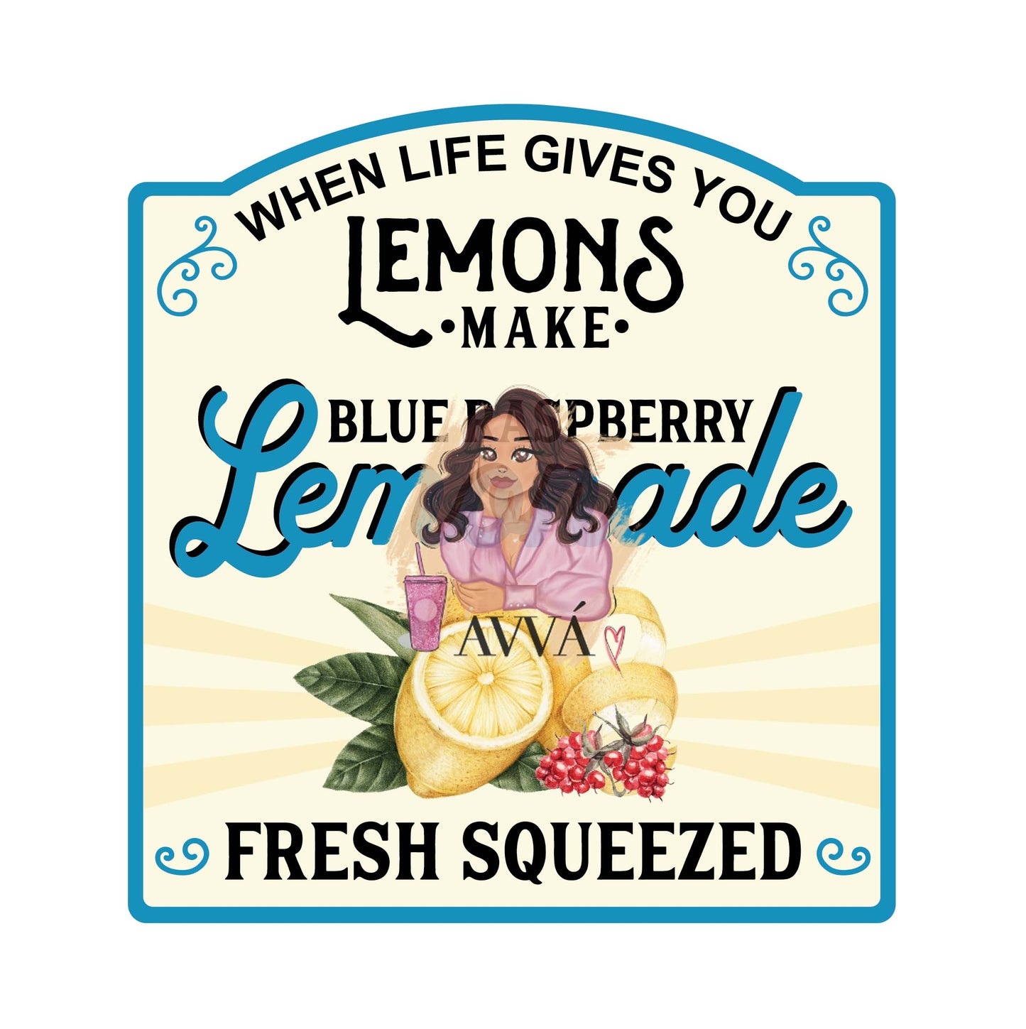 Blue Lemonade Decal