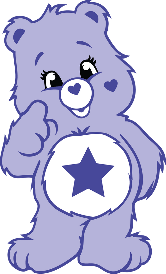 Cute Star Bear Decal