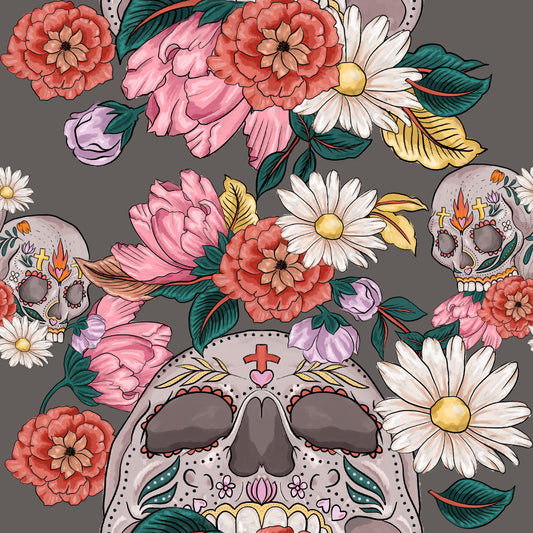 Floral Skull