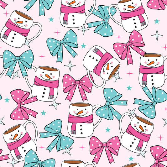 Joy Snowman and Bows