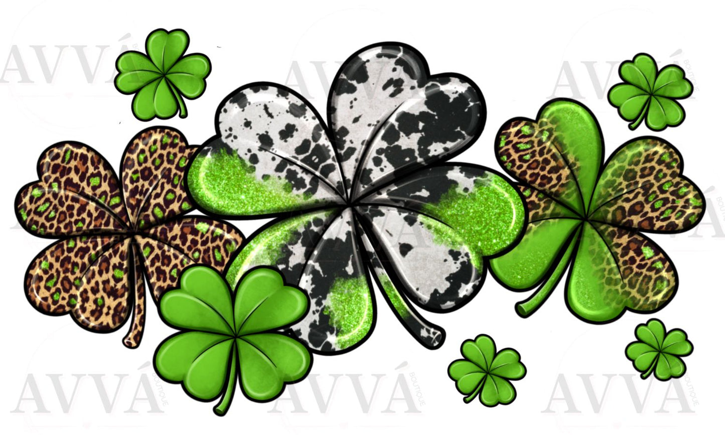 55a - Leopard Shamrocks Libbey