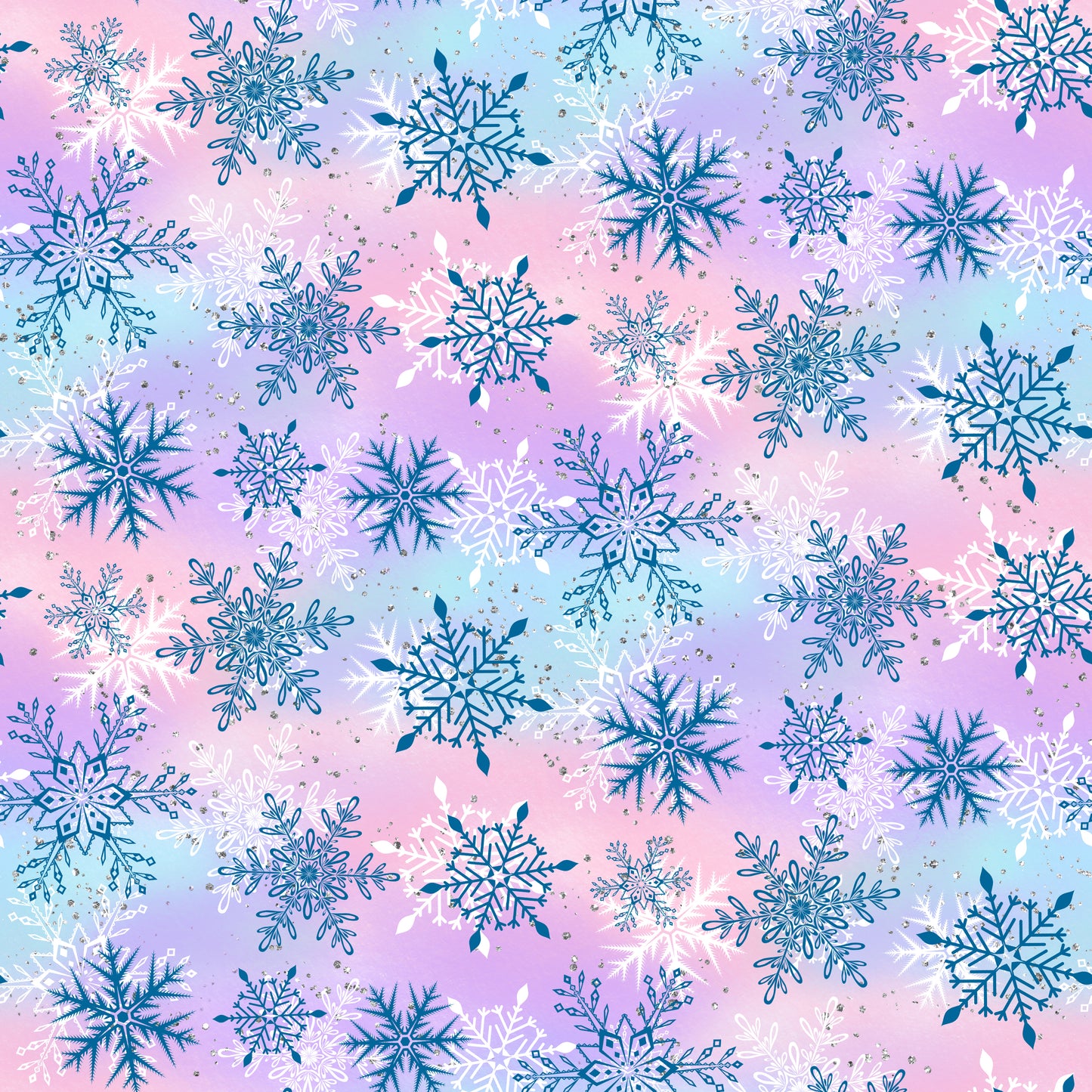 Pastel Snowflakes