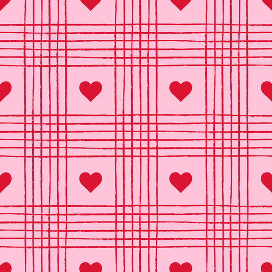 Valentine Heart Plaid